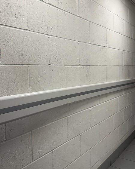 Pair of Corridor Wall Bump Rails